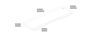 Nuphy Twotone Wrist Rest 鍵盤手托