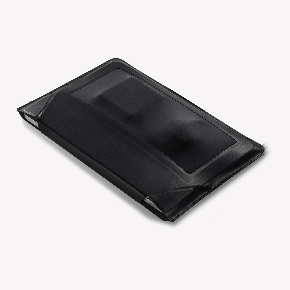MOFT - Laptop Carry Sleeve 輕薄三合一 隱形立架筆電包 in sleek black design with subtle highlights.