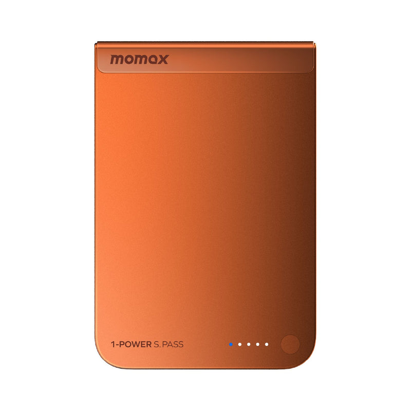 Momax 1-Power S.Pass 5000mAh Qi2 磁吸流動電源 (IP161Q2)