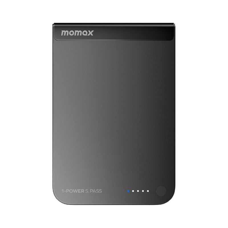 Momax 1-Power S.Pass 5000mAh Qi2 磁吸流動電源 (IP161Q2)