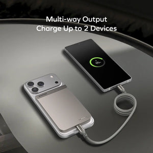 Momax 1-Power S.Pass 5000mAh Qi2 磁吸流動電源 (IP161Q2)