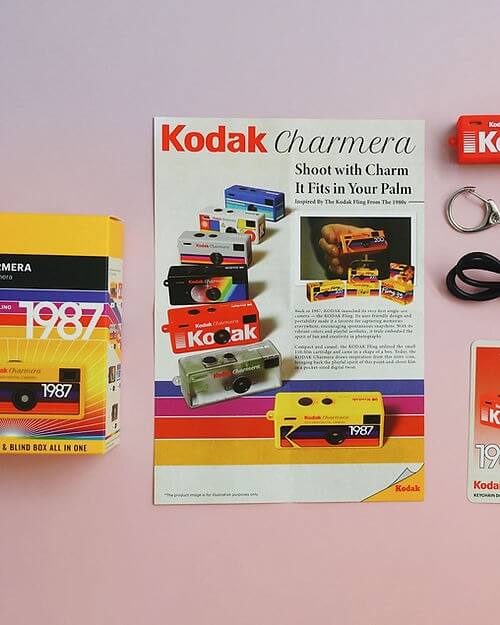 Kodak Charmera 鑰匙圈復古數碼相機盲盒 (現貨發售！)