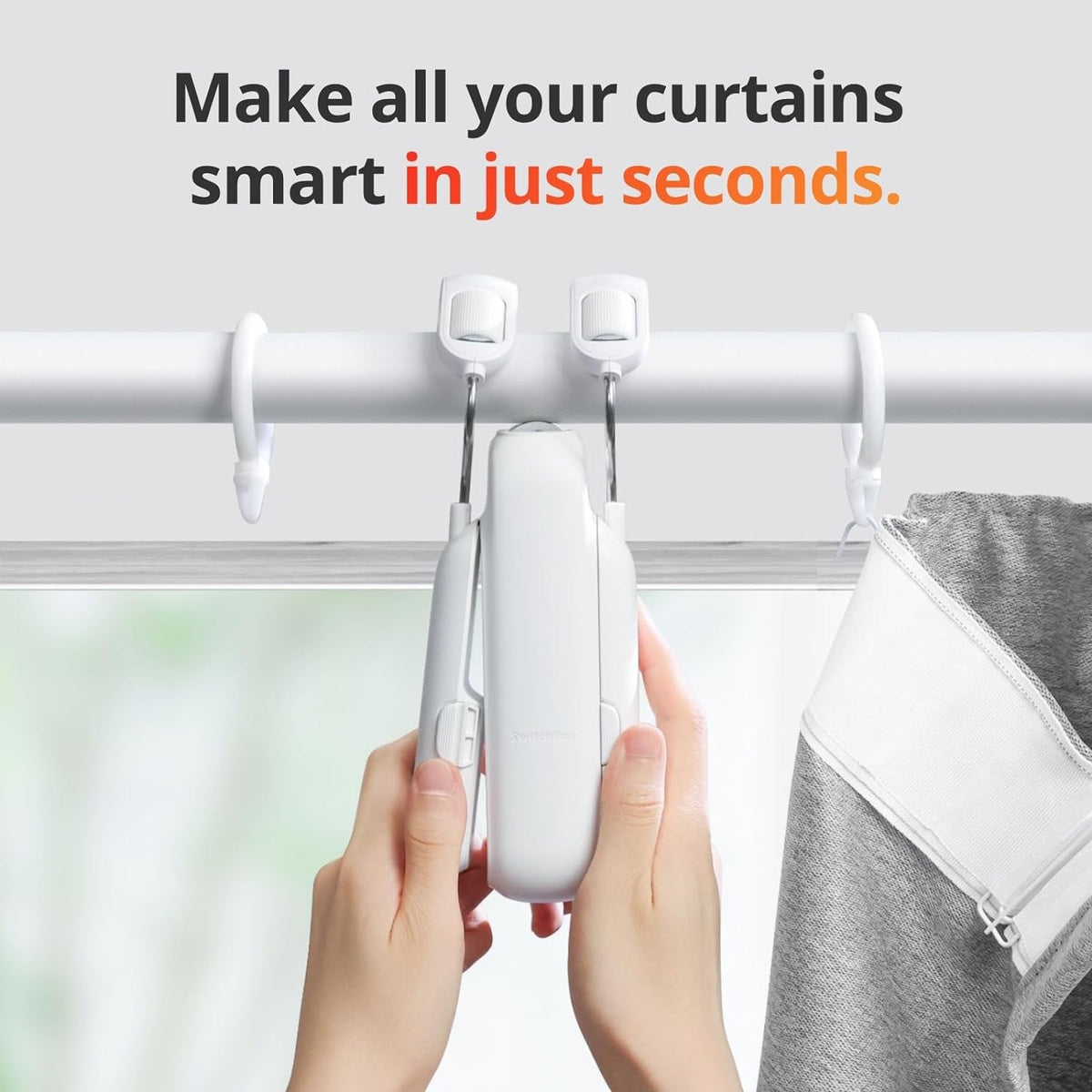 SwitchBot  Bundle  : Curtain 3 窗簾機器人 *1 +  Hub 2 * 1