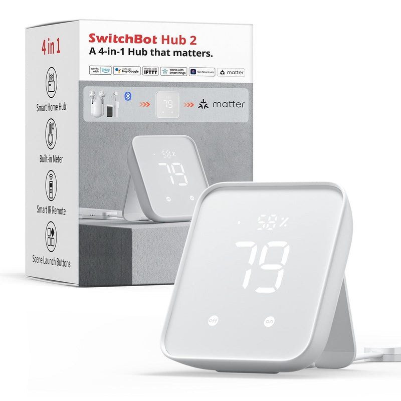 SwitchBot  Bundle  : Curtain 3 窗簾機器人 *1 +  Hub 2 * 1